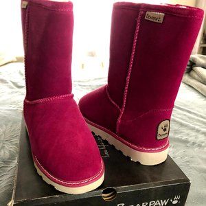 BearPaw suede Sheep Fur lined boots